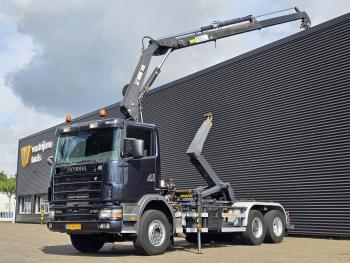 R114.340 6x2 / HIAB CRANE + 25T HOOKLIFT